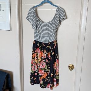 NWOT Egs off the shoulder dress